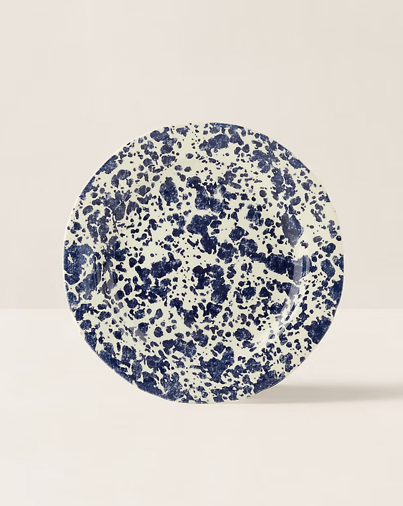 Antique Marble Dinner Plate