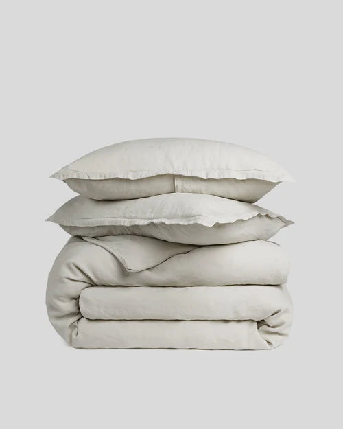 Parachute Linen Duvet Cover Set in Bone